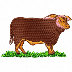 Sheep Embroidery Design 4